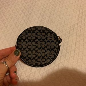 COACH coin purse - classic black C’s - hard to find